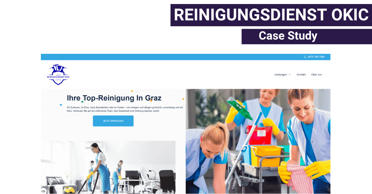 Reinigungsdienst Okic Website Design SEO Case Study featured image